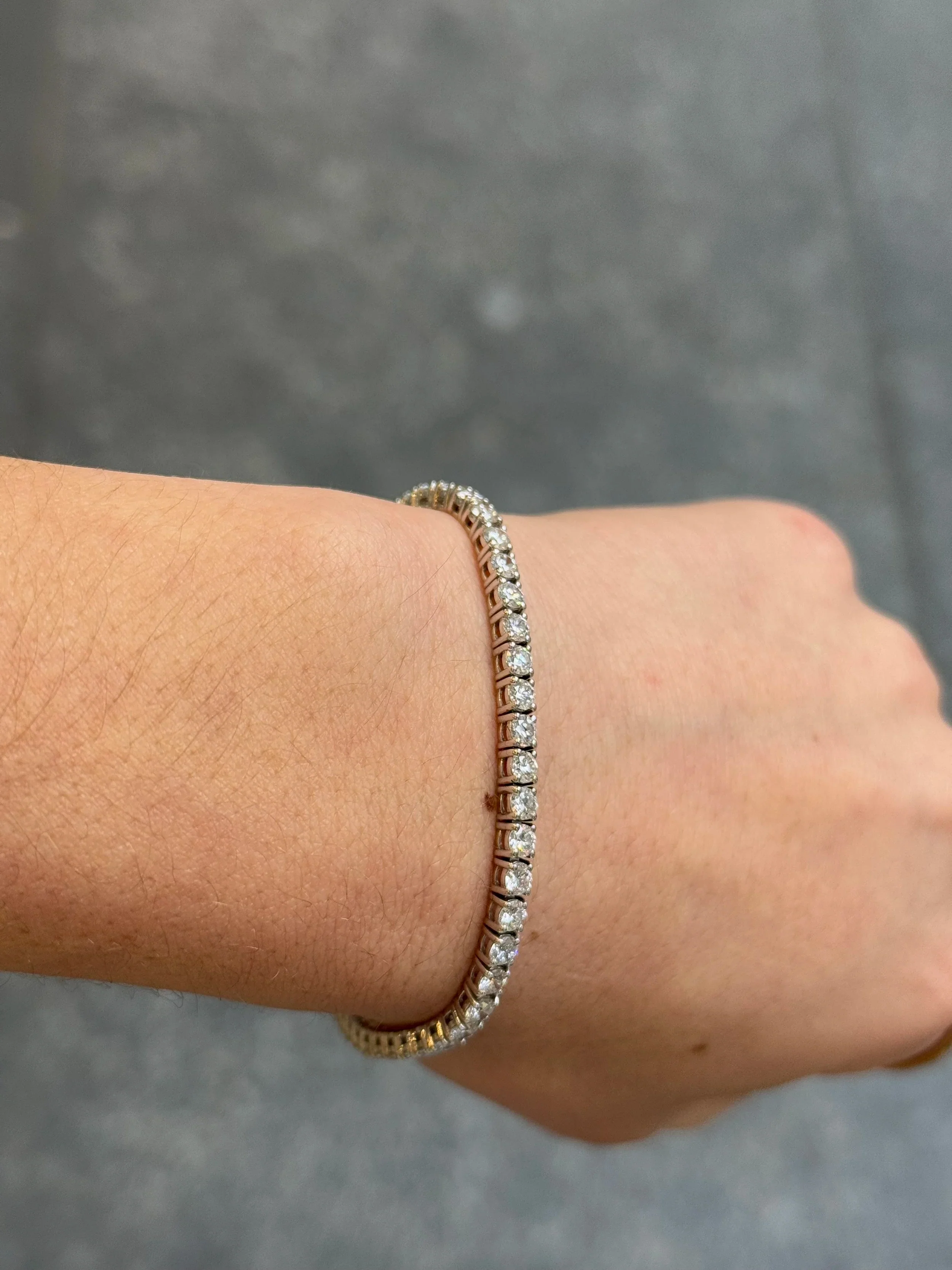 6ct Lab Grown Tennis Bracelet - Image 3