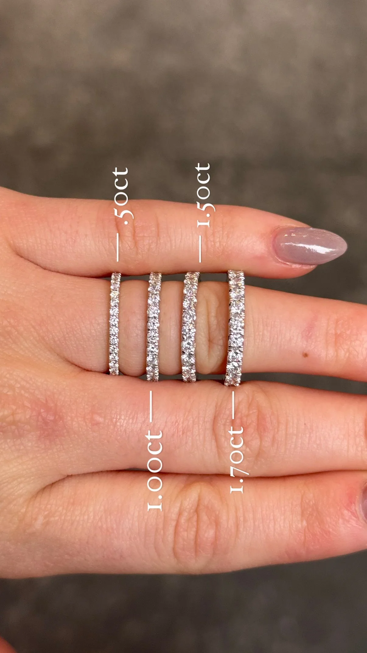 Ladies 1.00ct Eternity Wedding Band - Image 4