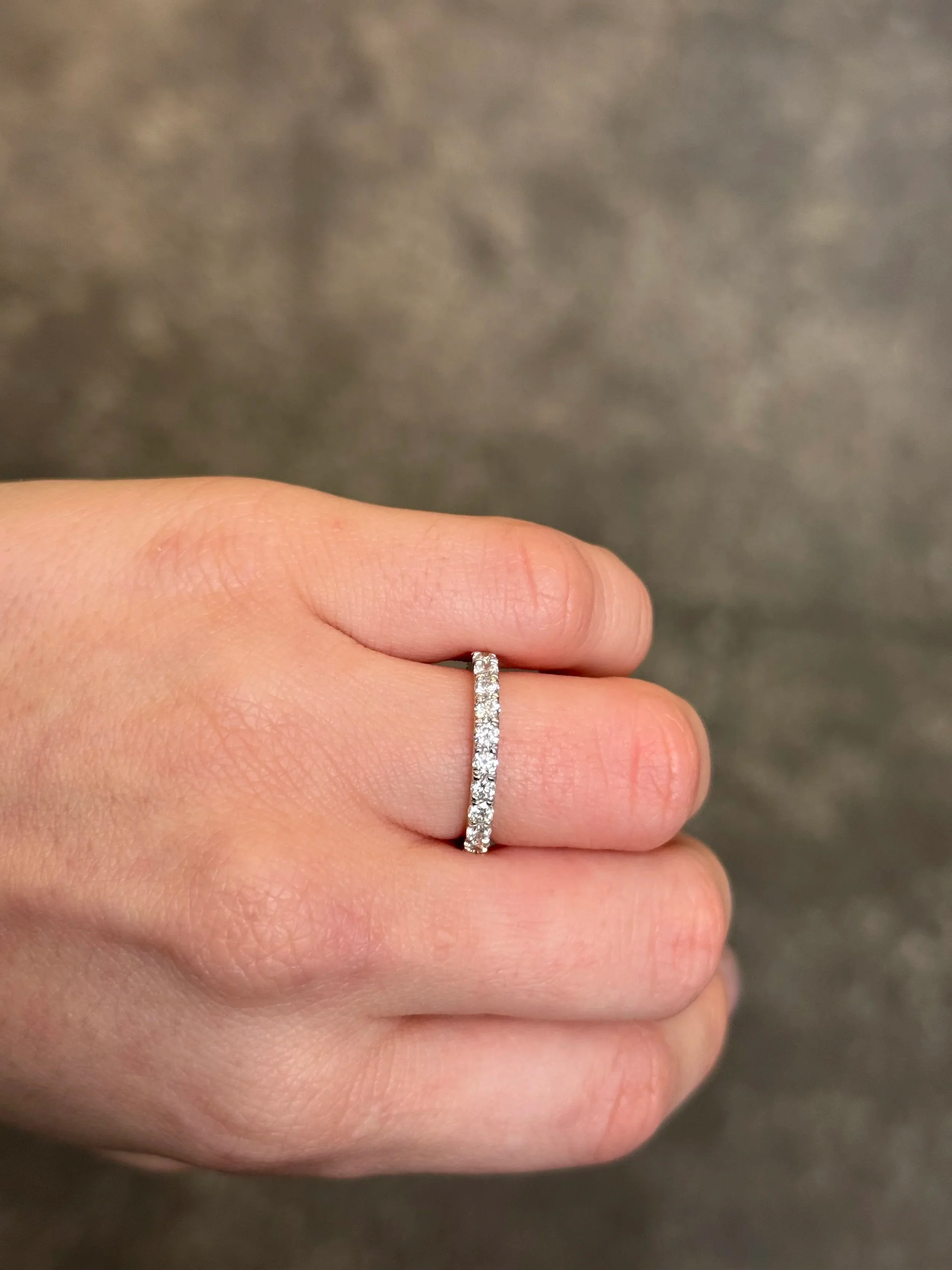 Ladies 1.50ct Eternity Wedding Band - Image 2