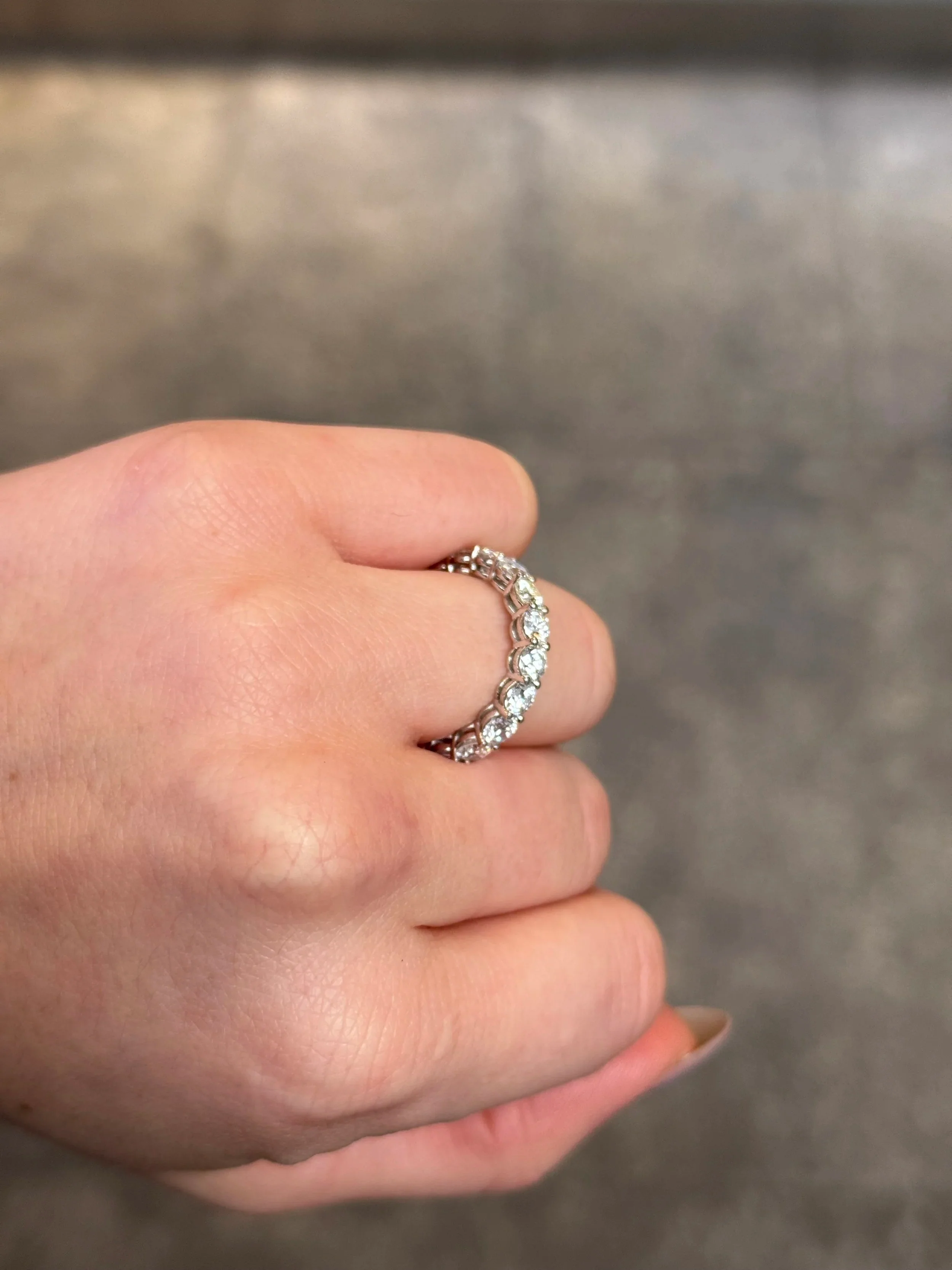 Ladies 3.50ct Eternity Wedding Band - Image 3
