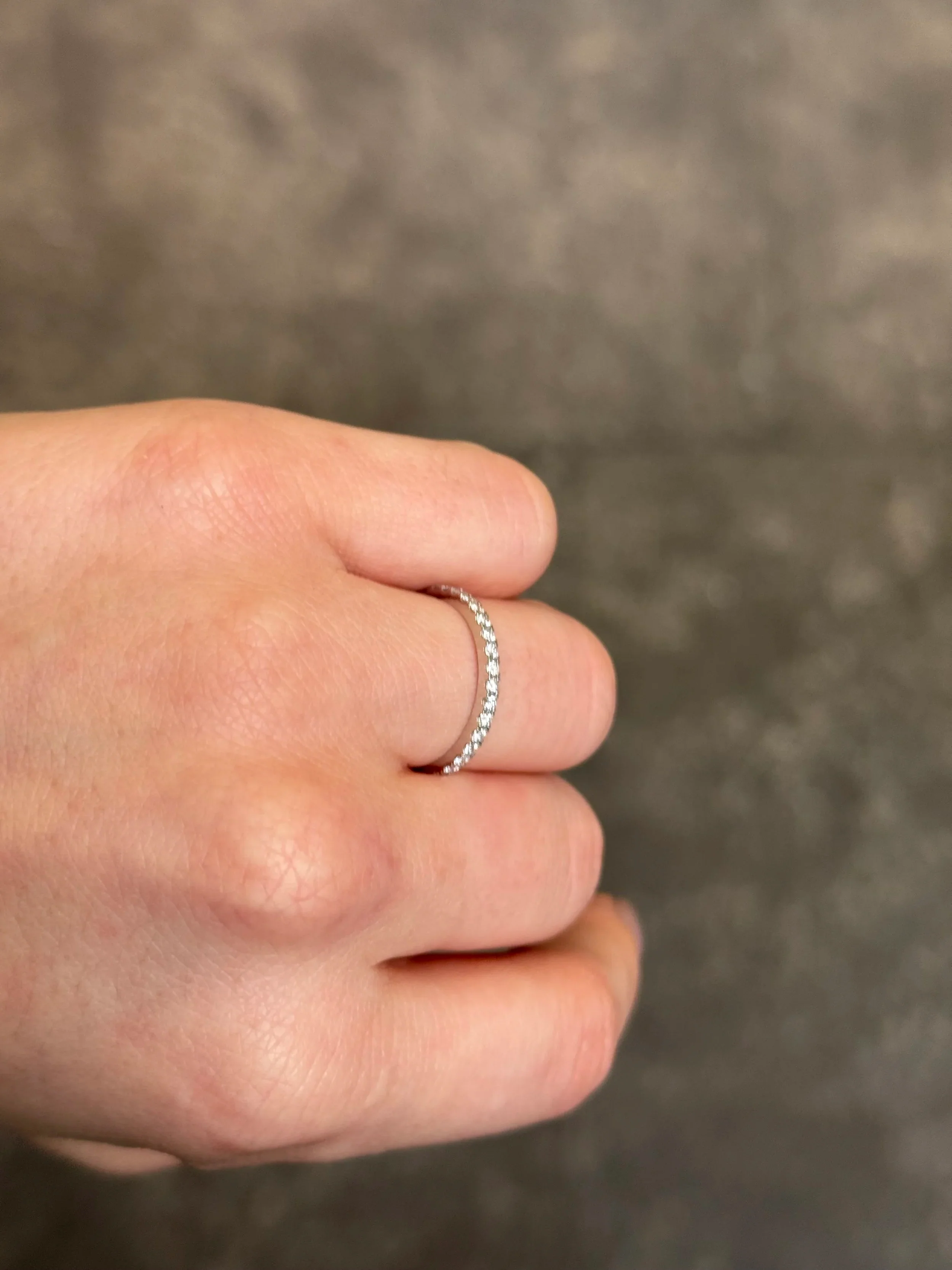 Ladies .50ct Eternity Wedding Band - Image 3
