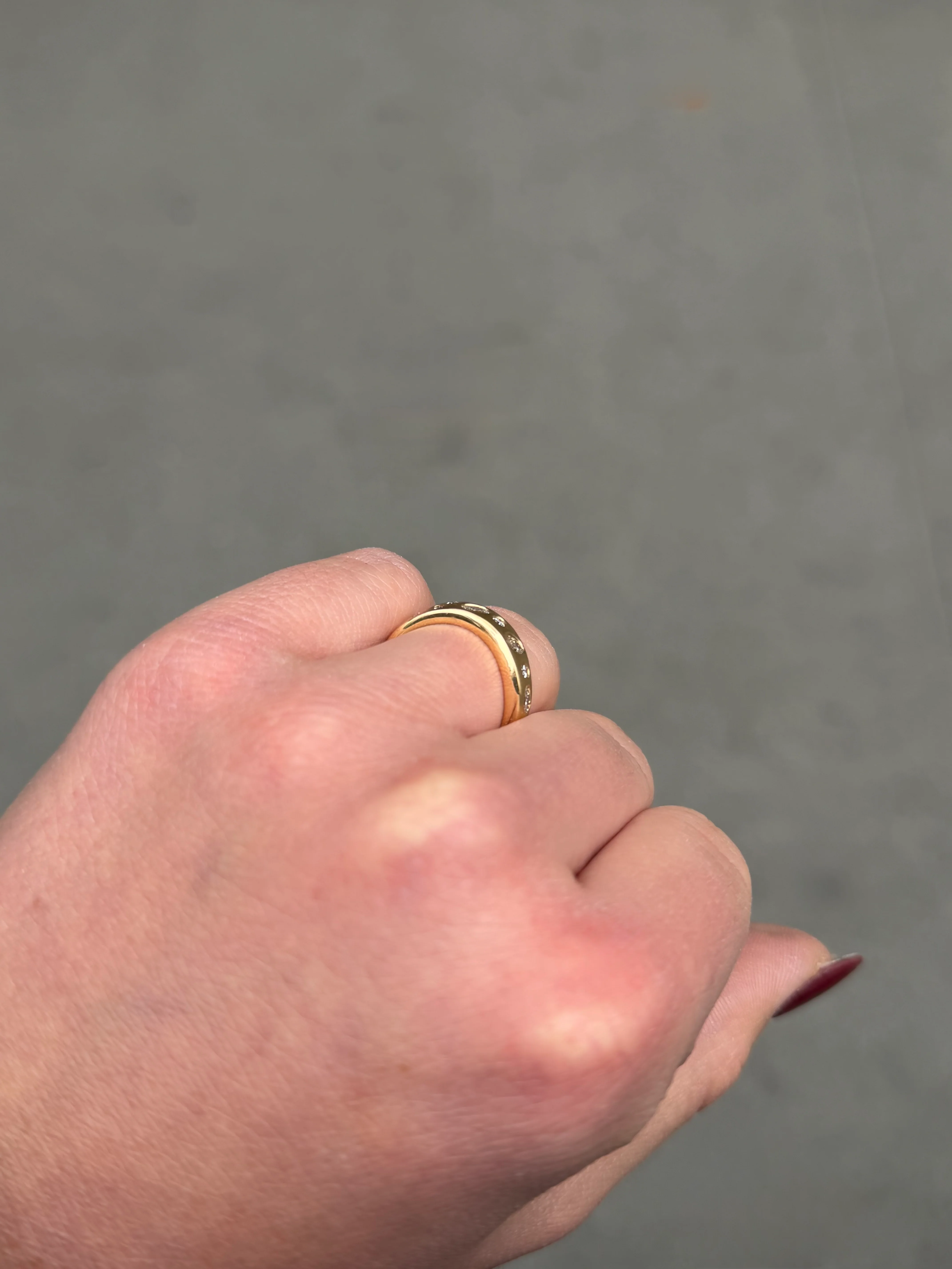 Ladies Satin Finish Galaxy Ring - Image 4