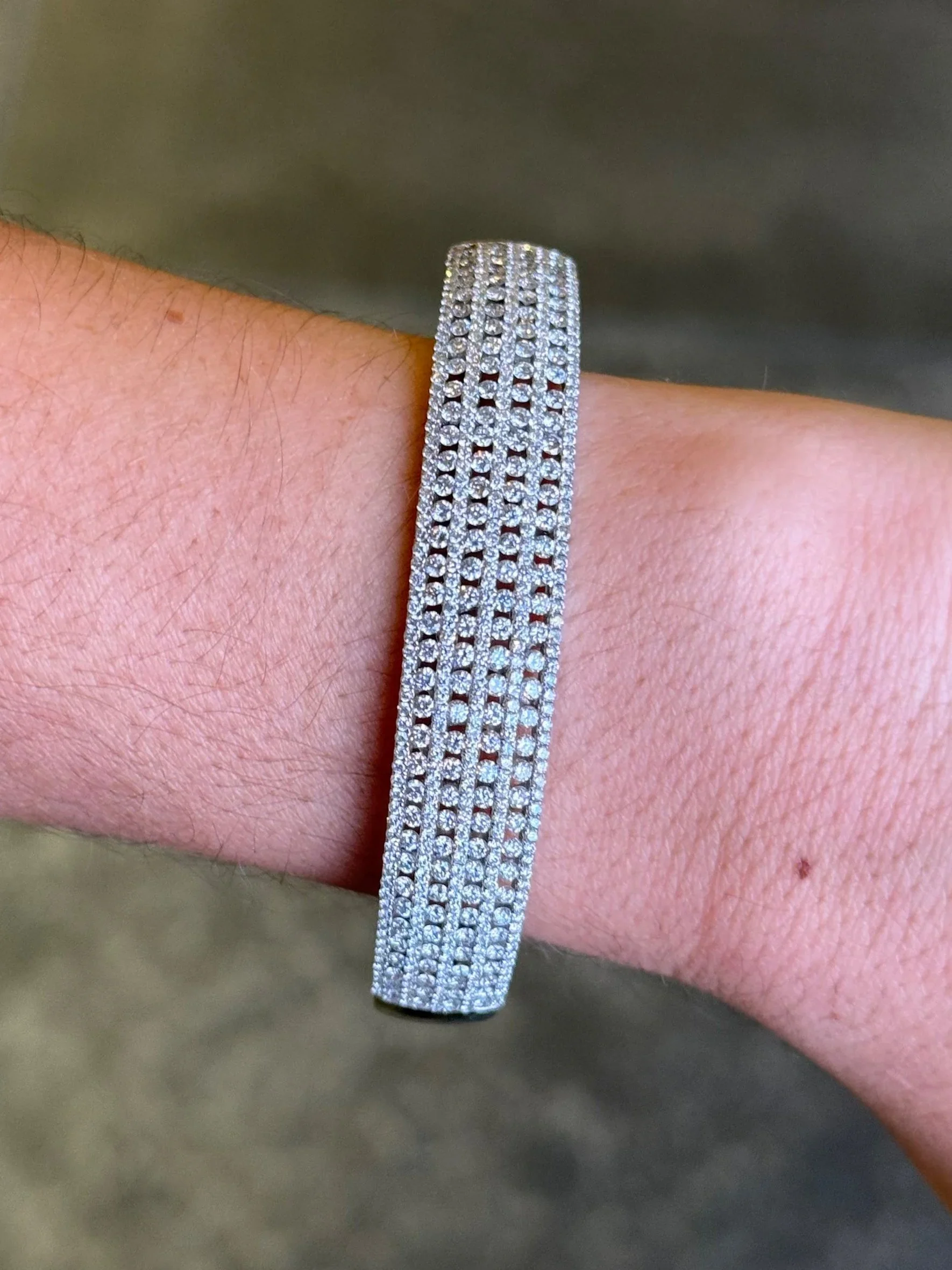 Ladies Multi-Row Bangle Bracelet