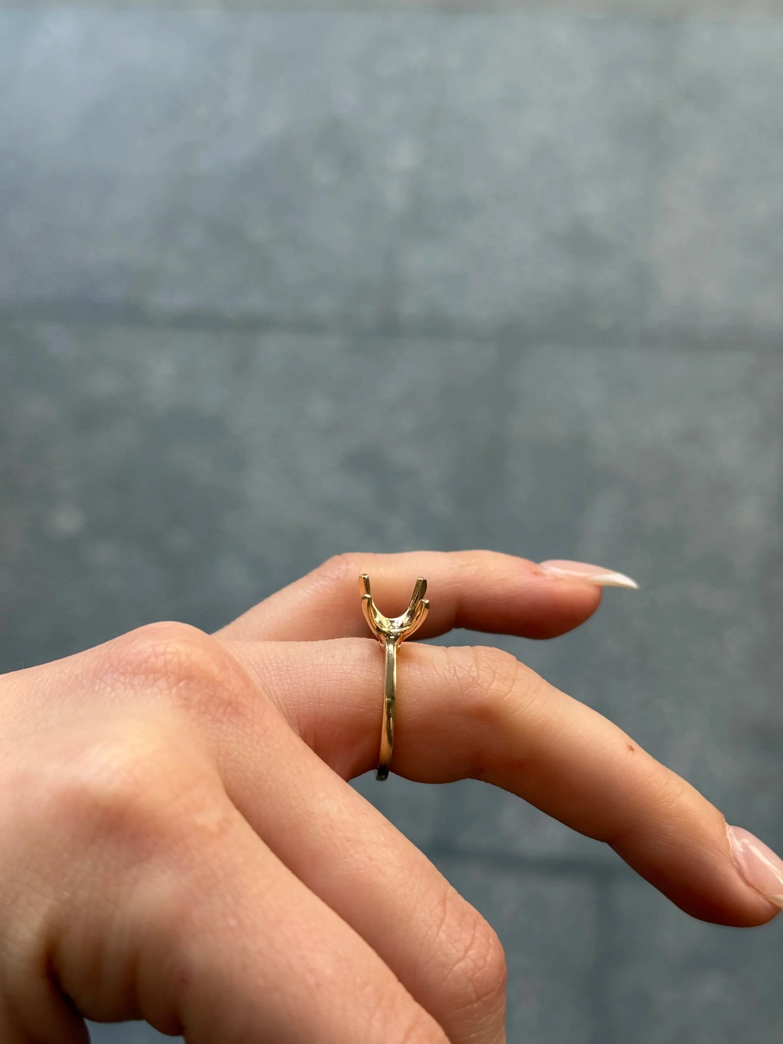 Ladies Plain Gold Engagement Rings - Image 4