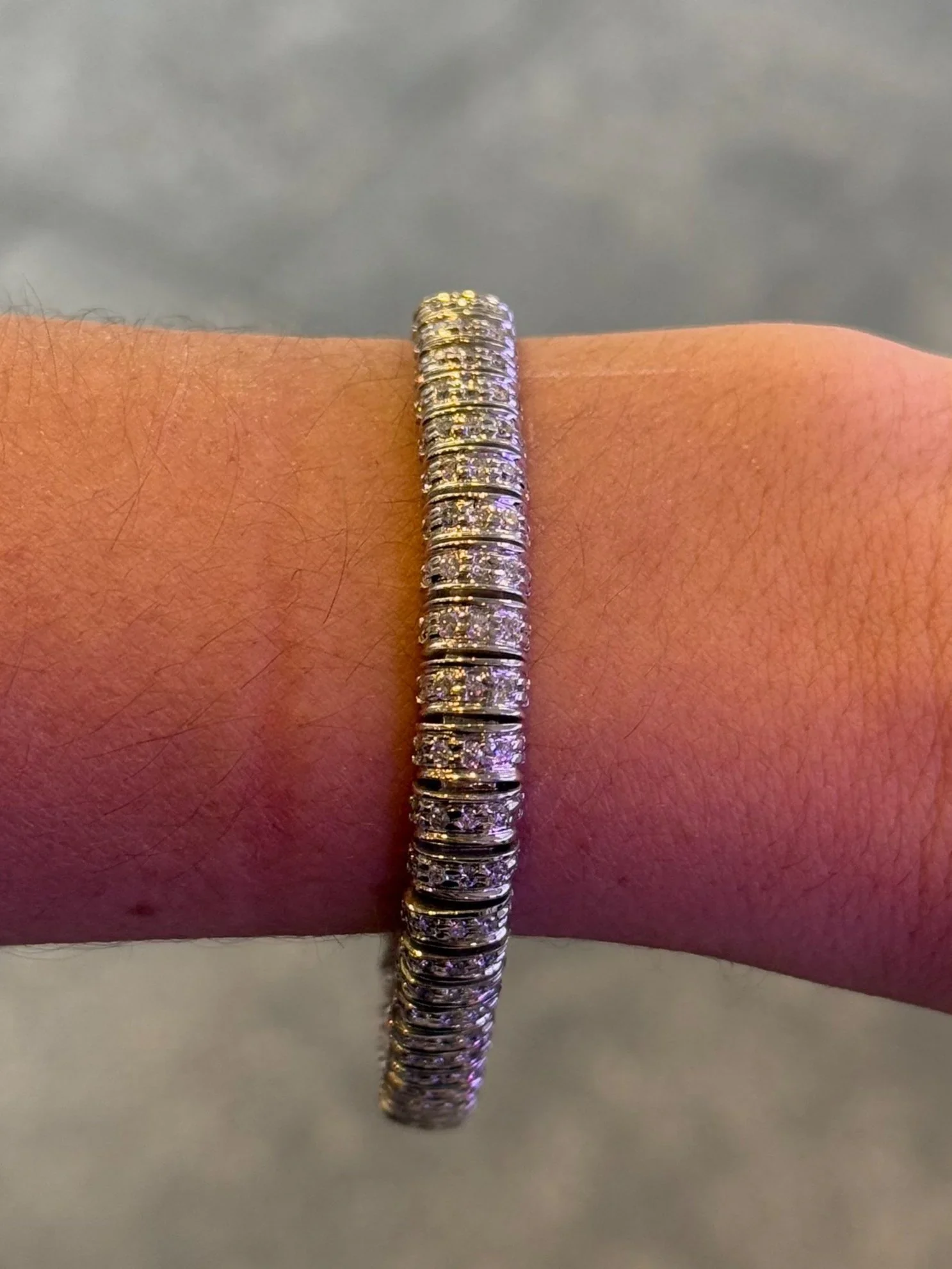 Ladies Vintage Style Diamond Bracelet