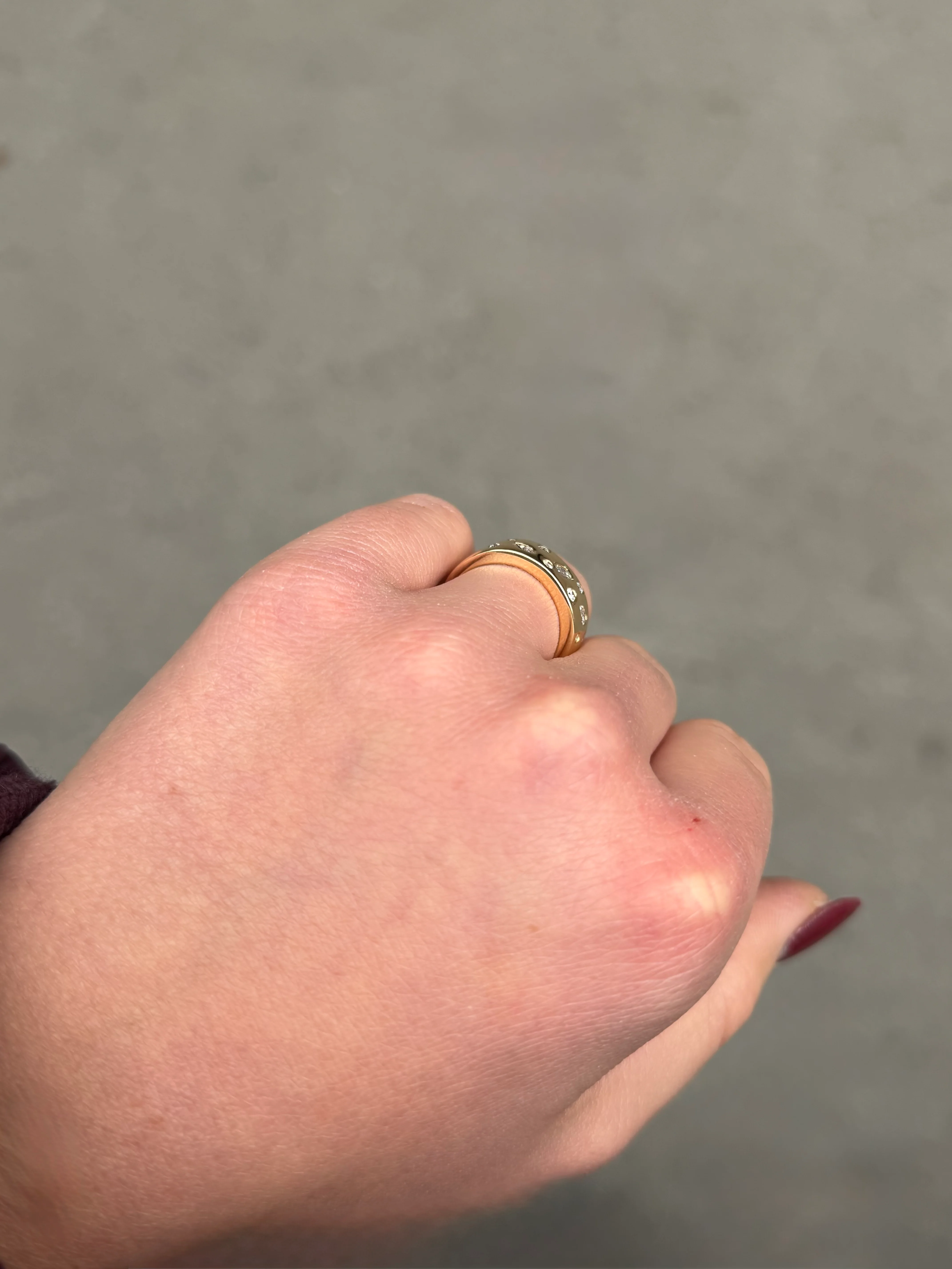 Ladies Wide Galaxy Ring - Image 4
